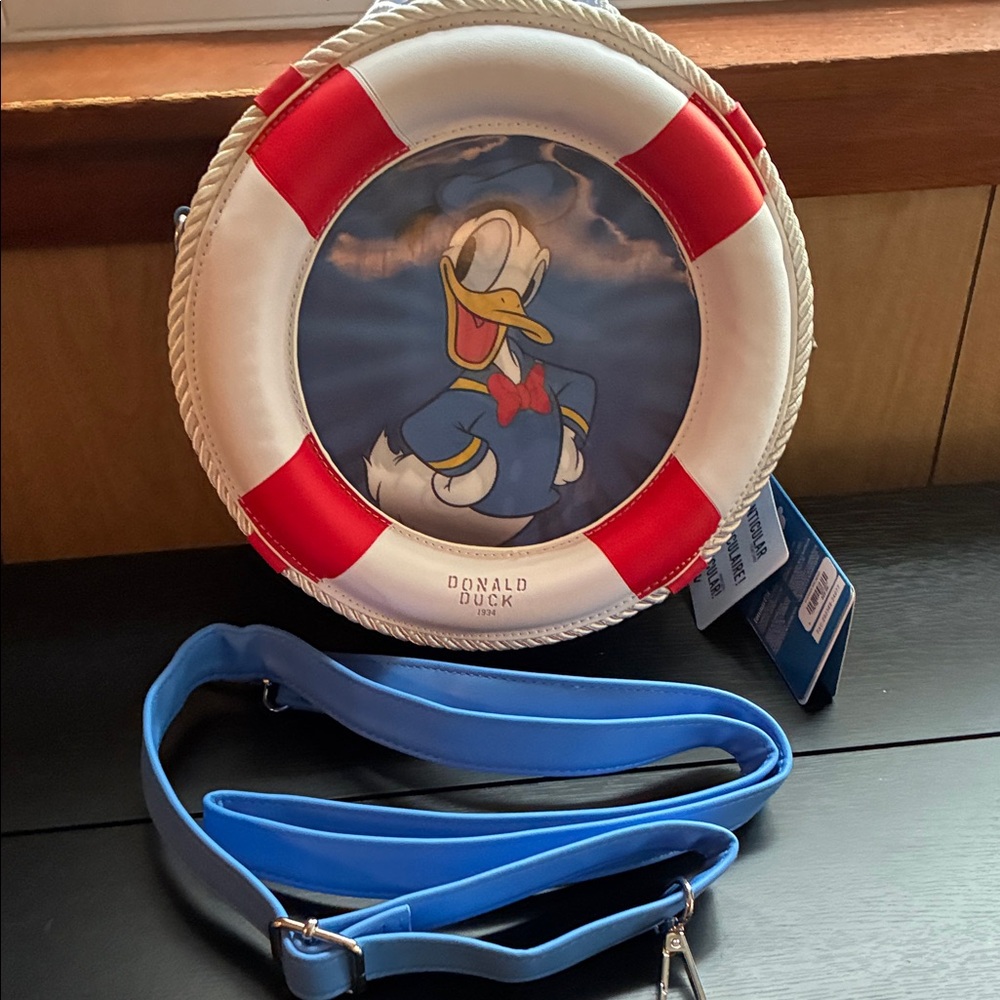 Donald Duck Lifebuoy lenticular Crossbody Bag
